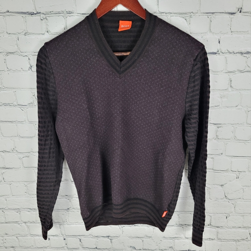 BOSS by HUGO BOSS | wool blend v-neck  sweater